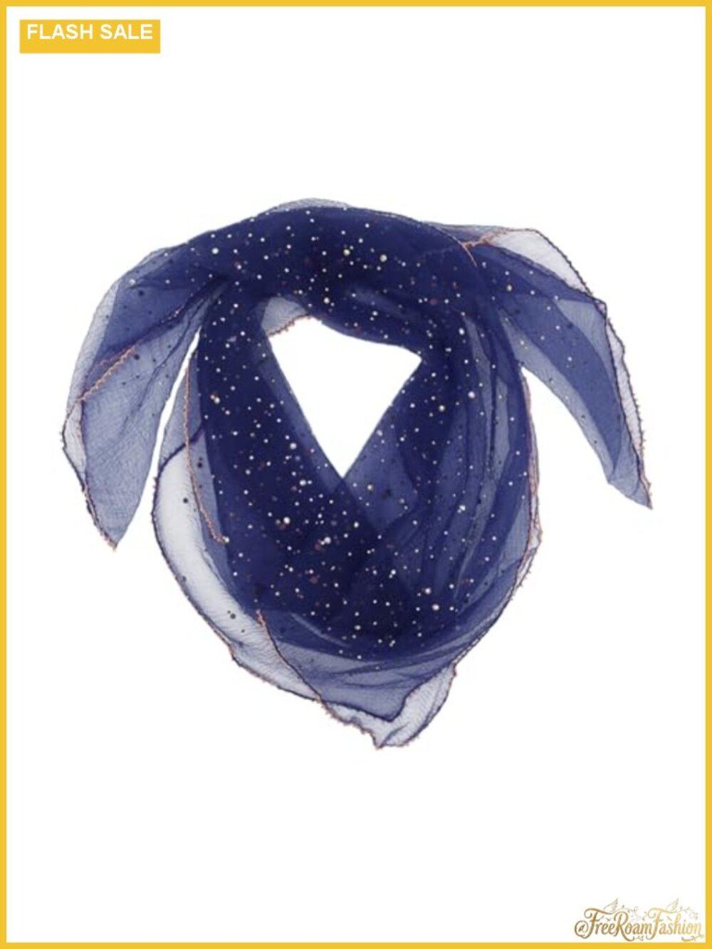 Sequin Head Scarf Large Sparkle Square Polyester Hair Wrap